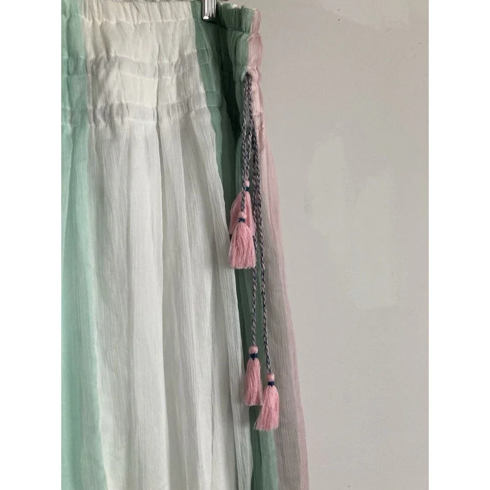 NEW Chelsea & Theodore Pastel Maxi Skirt LARGE Cottagecore Fairy Fantasy